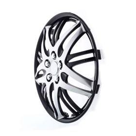 Pilot WH544-16C-BLZ Universal Fit Chrome on Black 16 inch Wheel Covers