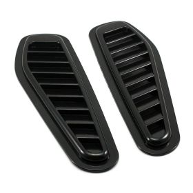 NEVERLAND 2pcs Car Decorative Air Flow Intake Scoop Turbo Bonnet Vent Cover Hood Good