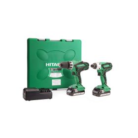 Hitachi Cordless Twin Kit Combi Drill and Impact Driver