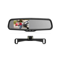 AUTO-VOX T2 Backup Camera Kit 4.3 LCD OEM Car Rearview Mirror Monitor Parking 